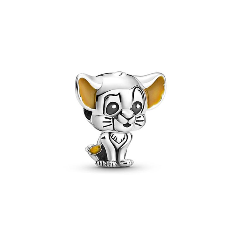 copper Do It Yourself Bead Charms Jewellery Charm Bead Charms Bracelets Mickey Minnie Princess Pumpkin Stitch Spiderman Marvel Twinkle Pandora Cute Di