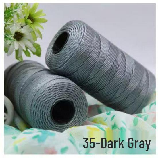 Ice Silk Three-Strand Yarn for Crochet Bags, Hats, Seat Cushions, Bottle Sleeves, and Slippers