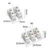 20Pcs Plastic LED Lighting Terminal Block 2P/3P Screw Cable Connector  Lighting Decoration