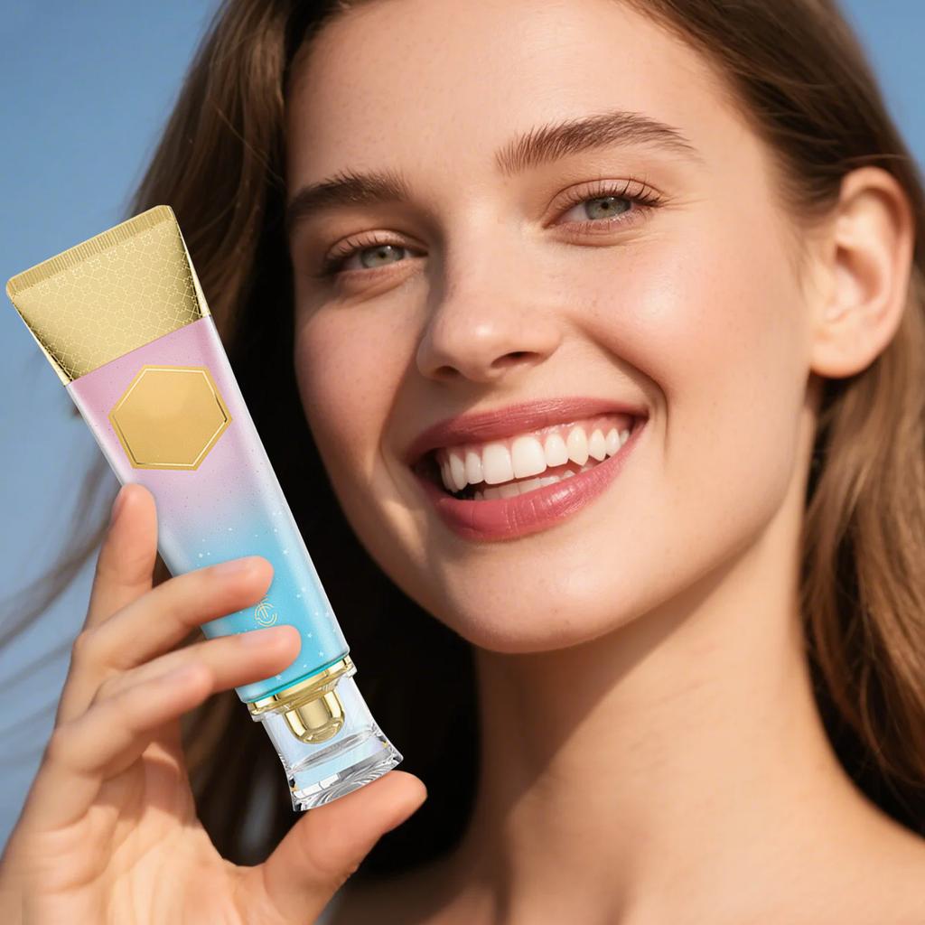 Dentifrice blanchissant, BodyAccel Dentifrice blanchissant intensif avec soin doux et naturel Élimination des taches en profondeur Pêche propre, améliore la santé, haleine fraîche