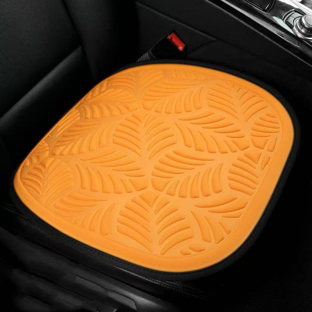 Four Seasons Universal Car Seat Cushion Palm Leaf 3D Embossed Seat Cushion Breathable Pillow&35