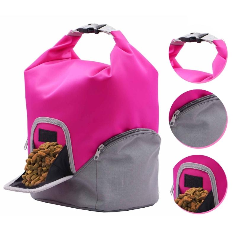 Waterproof Pet Treat Pouch Shoulder Bag Running Supplies Multifunctional Treat Bag for Dog Outdoor Sports Training