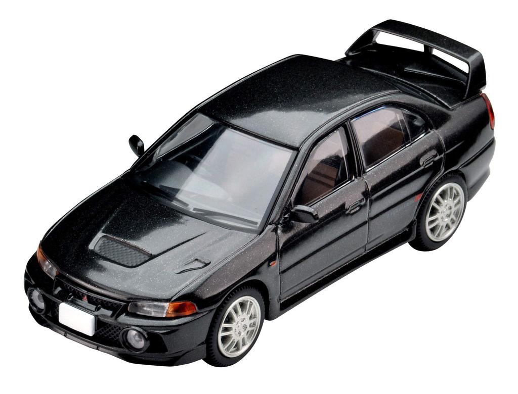 Tomica Limited Vintage Neo 186 B Mitsubishi Lancer GSR Evolution IV Black Finished Model 1/64 LV-N