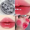 JOJO DIARY Energetic Mirror Lip Glaze: Brightens Yellow Skin, Natural Look, Watery Glass Finish, Student Lipstick.
