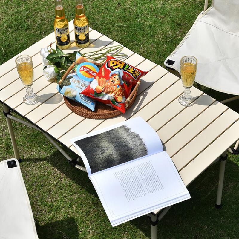 OLOMM Portable Outdoor Folding Table Set