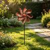 Garden Yard Wheel Stake, Iron Piece for Home Yard Use, Flower Bed Rows, Lawn Line, and Turning Detail Display Use