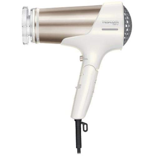 TESCOM Hair Dryer with Protective Ion, White, TID81J-W