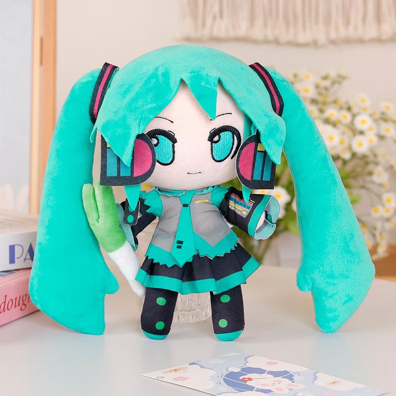 Cute Hatsune Miku Fufu Plush Toy  Hatsune Miku Plushies Doll Children's Room Decoration Collect Plushies Home Decor Gift