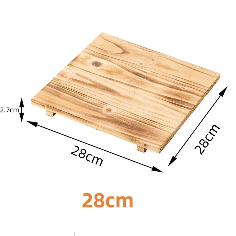 Wood Pot Holder Wooden Trivets Bowl Trivet Hot Stone pot Mat Korean Dolsot Plate Base Placemat Bibimbap Coaster Pan Dish board