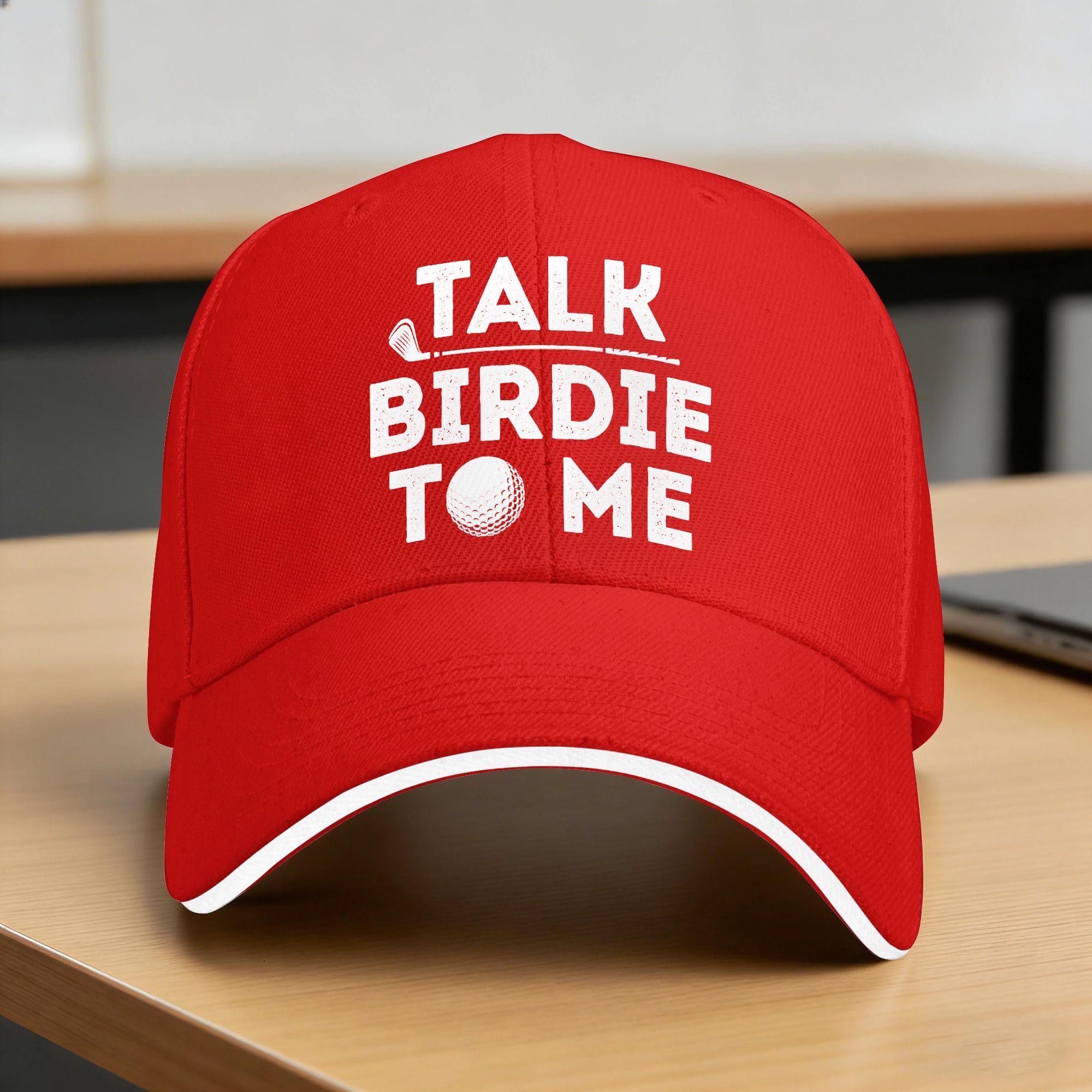 Talk Birdie to Me Baseball Cap Couple Women Design Trucker Hat Summer Street Style Outdoor Sports Sun Visor Baseball Caps One Size