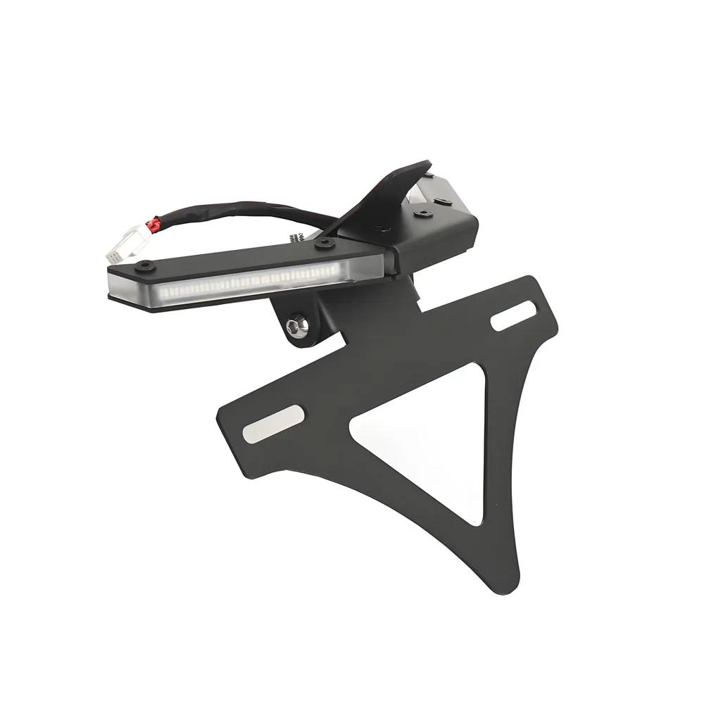 

Motorcycle Accessories License Plate Holder Bracket with LED Signal Light For Ducati Panigale V2 V4 S Streetfighter V4 V2 чёрный