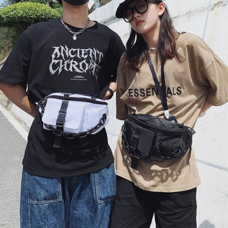 Casual hombres cintura bolso street style hip belt bag moda bolsos  bandoleras de gran capacidad unisex bolso de pecho bolsa de viaje bolsa de  viaje comprar a buen precio — entrega gratuita,