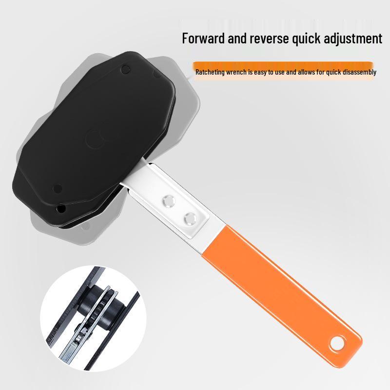 Brake Caliper Reset Ratchet Wrench for Disc and Piston Systems
