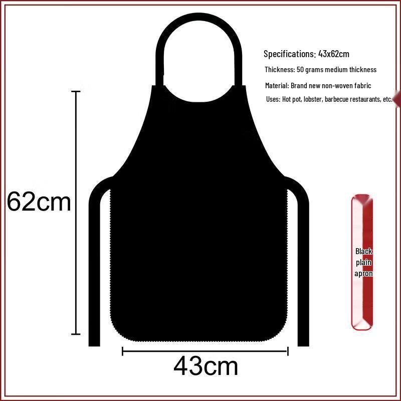 JIAQILI Disposable Non-woven Apron Bib
