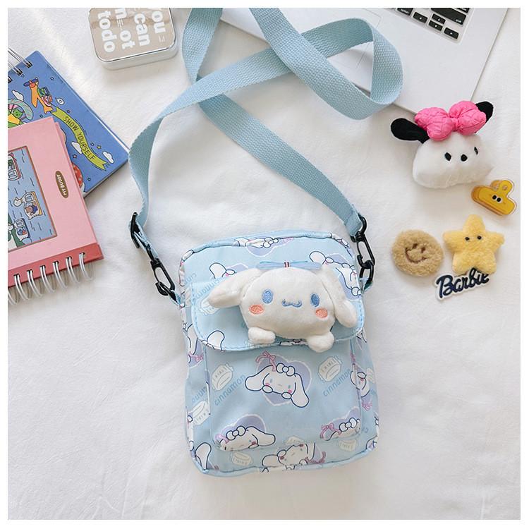 Adorable Cartoon Snack Bag For Girls In Nylon Perfect For Outdoor Activities And Daily Use