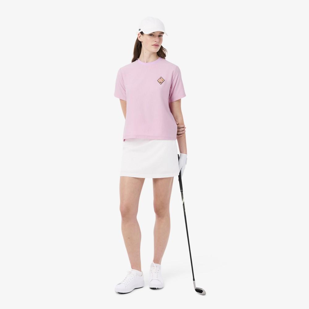 Lacoste Women's Golf Stripe T-Shirt TF0084-56G48Z