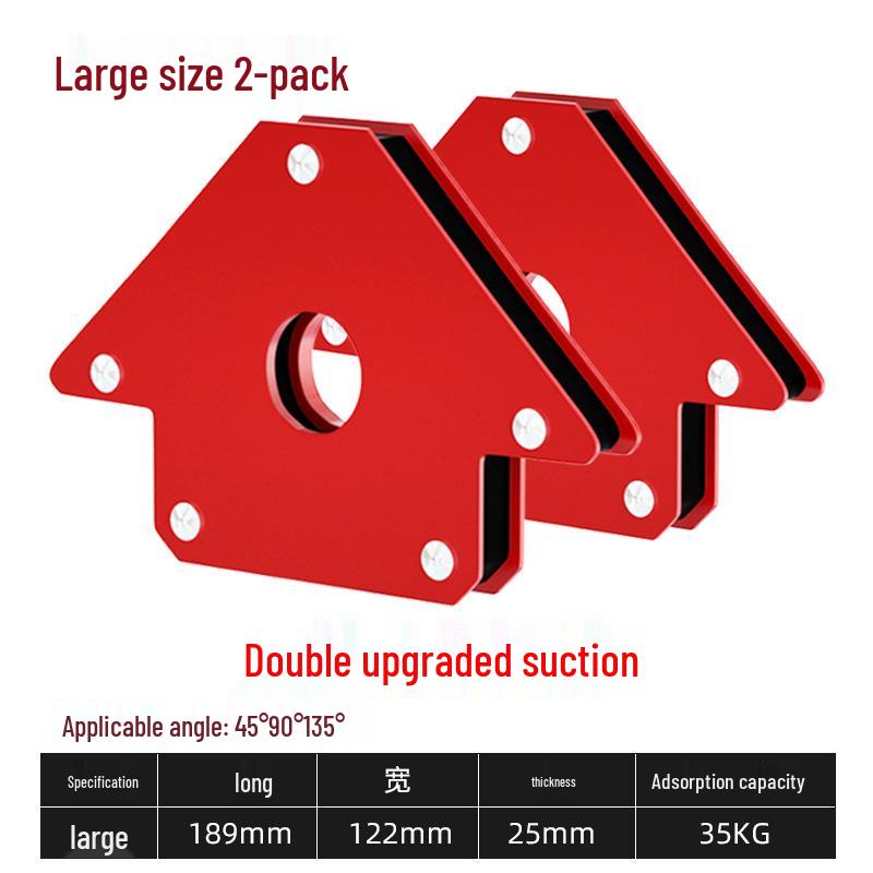 90° Electric Welding Magnet Fixture - Strong Magnetic Angle Locator