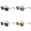 Trendy Metal Frame Polarized Sunglasses For Men Uv Outdoor Sun Protection