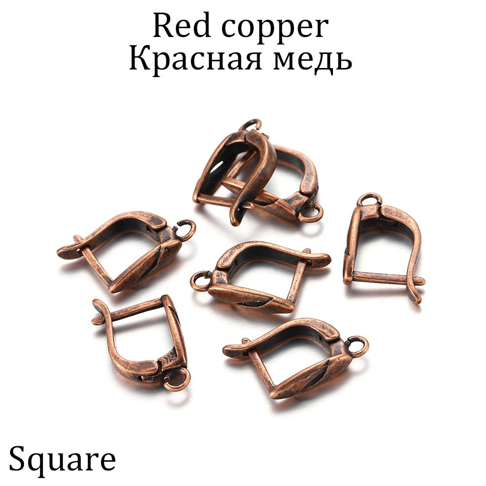 6-12Pcs/lot French Hoop Lever Back Open Loop Earring Hook Clasps Settings For DIY Jewelry Making Findings Accessories Supplies