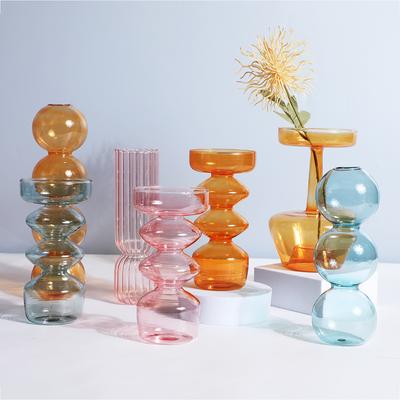 Glasvase, nordische Wohnkultur, Blasenvase, Wohnzimmerdekoration, Terrarium, Blumenvase, Pflanzentöpfe, dekoratives Wohnaccessoire, Geschenk