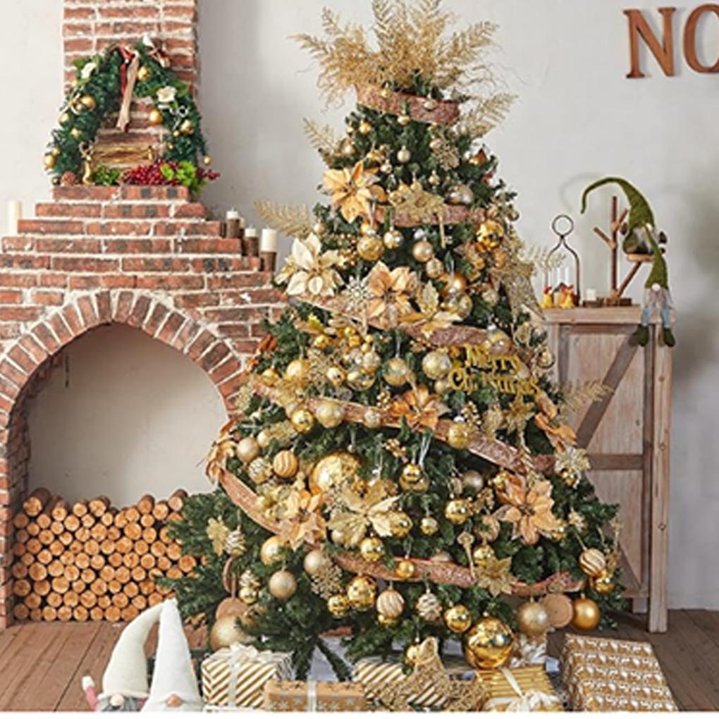 72PCS/SET Christmas Decoration 3CM Balls Hanging Christmas Tree Pendants Ornaments for Home Party Decor New Year Gift Accessory