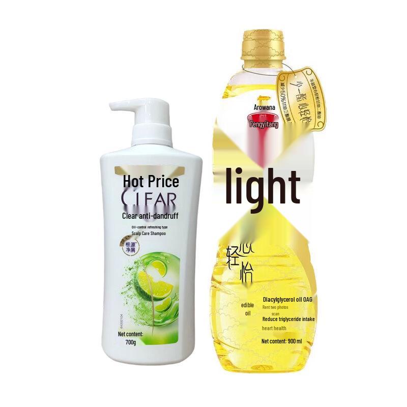 

Clear Anti-Dandruff Shampoo & Edible Oil Bundle