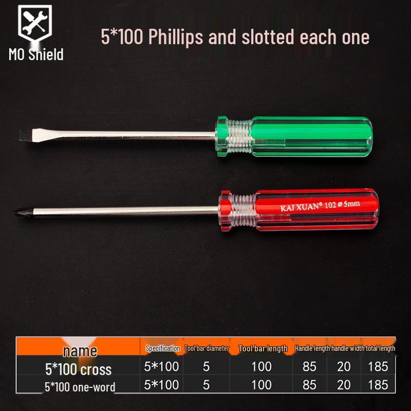 Philips Dual-Use Magnetic Precision Screwdriver Set - Double-Headed Stubby Flathead