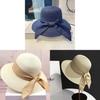 Outdoor Straw Hat For Women With Wide Brim Sun Protection Summer Beach Fashion Gift For Ladies