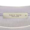PUBLIC TOKYO Short Sleeve Oversized Silhouette T-shirt Men's Used