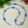 Christmas Candy Garland Plastic Peppermint Candy Bead Christmas Tree Garland for Xmas Tree Wreath Fireplace Holiday Party Supplies