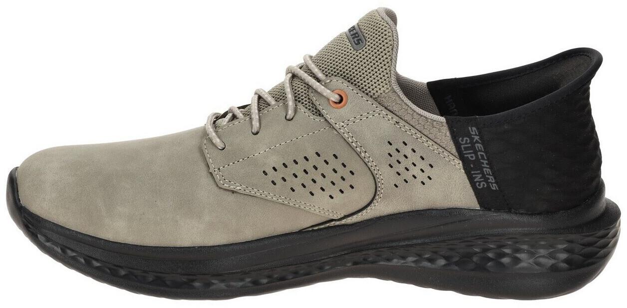 Кроссовки Skechers Slade - мужские туфли-слипоны серого цвета 210890 48