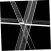 EXCEART Mahjong Pusher Set of 4, 15-inch Clear Crystal Pusher Sticks, Mahjong Table Ruler, Multifunctional Tabletop Game Tool with Smooth Edges, for H