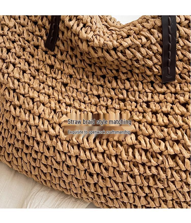 2026 Women's Versatile Large Capacity Woven Crossbody Handbag: Casual, Simple Fashion Shoulder Bag for Commuting