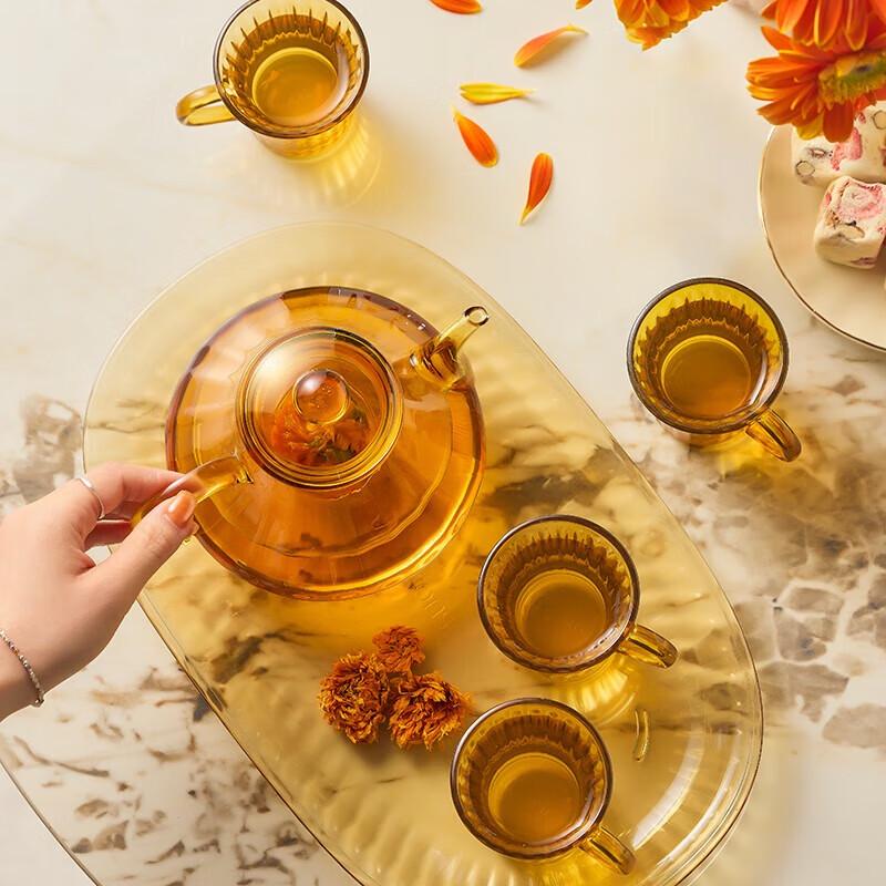 VISIONS Crystal Flower Teapot Set