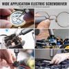 3.7V Electric Screwdriver,Mini Precision Screwdriver Set Cordless Magnetic Bit Screwdrivers Rechargeable 68 In 1 Repair Tool