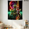 Power Rangers 2D Flat Adventure Tapestry Tapestry Background Cloth Wallmounted Atmospheric Background Cloth Work Of Art Wall Covering Decoration