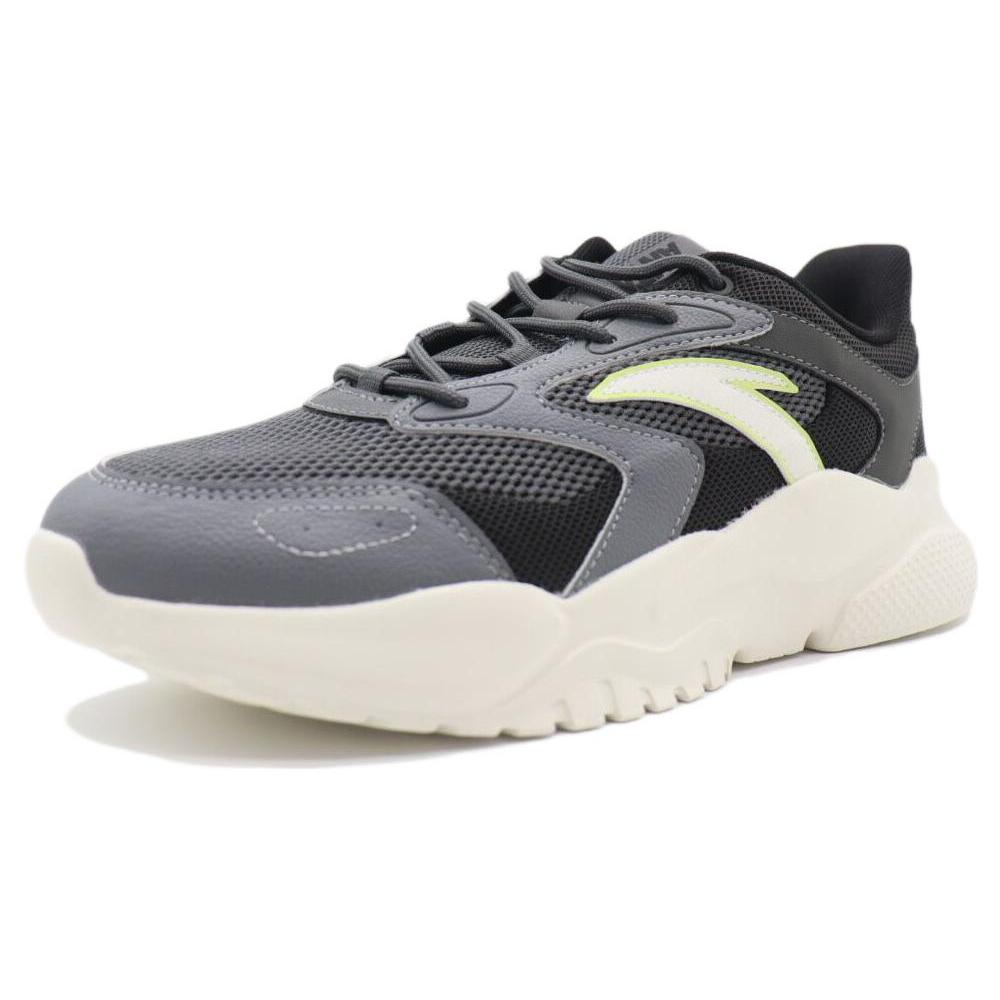 New Anta Life Collection Cushioning Anti Slip And Wear Resistant Low Top Sports Casual Shoes Men's Black Gray Color 112318841-2