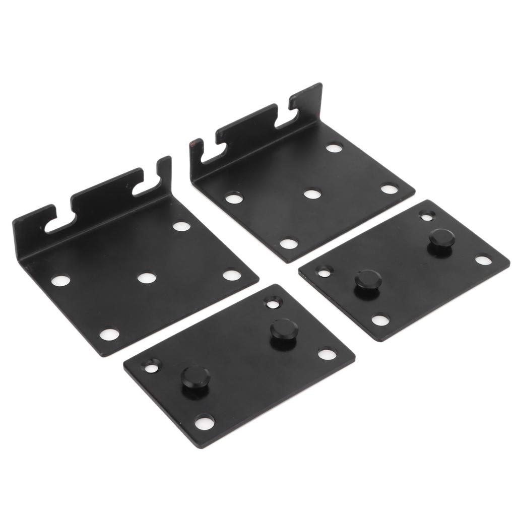 Bed Rail Hinge Bracket Iron Furniture Hardware Connector Fittings for Headboards FootBoard