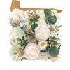 Q1FD Artificial Flower Realistic Faux Floral with Hollow Stems Multipurpose Wall Art