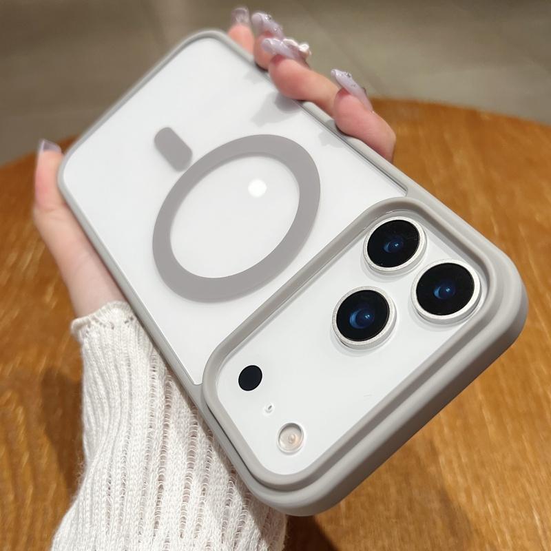 Luxury Candy Color Matte Clear Hard Case For iPhone 17 Air 16 15 14 13 Pro Max Plus Magnetic Magsafe Cover Soft Shell Ultra Thin