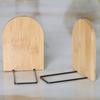 Storage Office Supplies School Student Stationary Book Holder Book Stand Wood Bookend Bookshelf