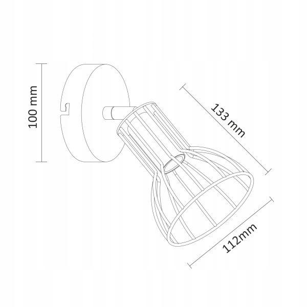 Sofia Single Wall Sconce 1xE14 Black