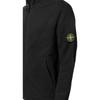 Stone Island Logo Zip Casual Long Sleeve Sweatshirt Men sweatshirt Black 771564320-V0029