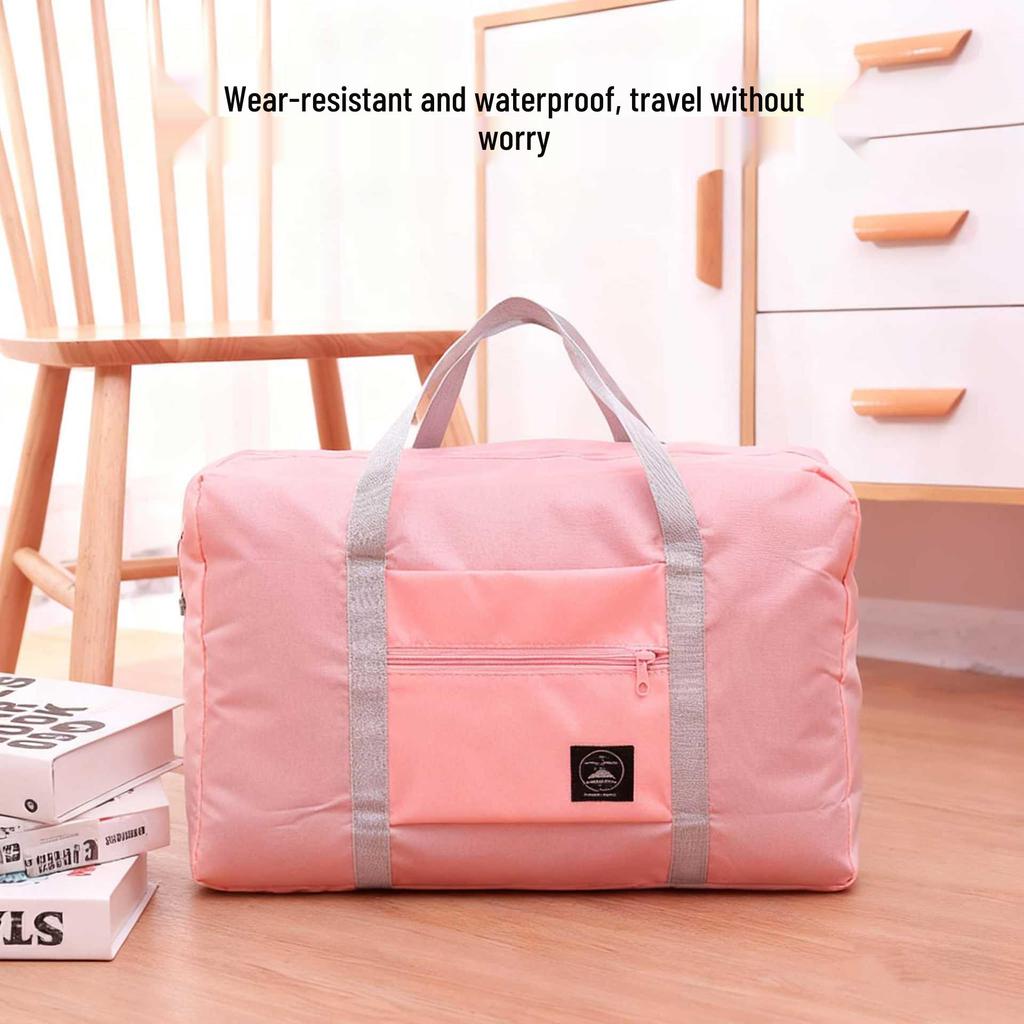 Large Foldable Pull-Handle Storage Bag for Travel and Organization