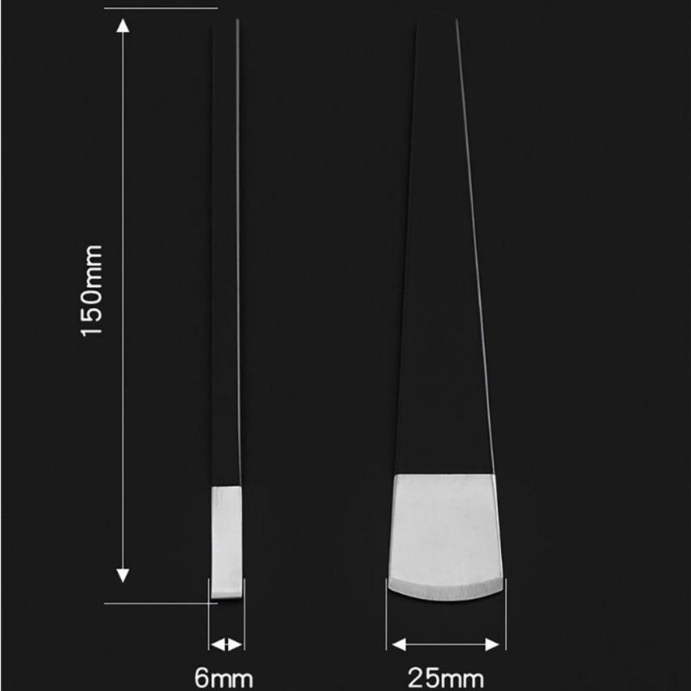 2 st/set Läder Gallring Skärkniv Handgjord Läder DIY Verktyg Flåspade Gallringskniv Läderhantverksmaterial