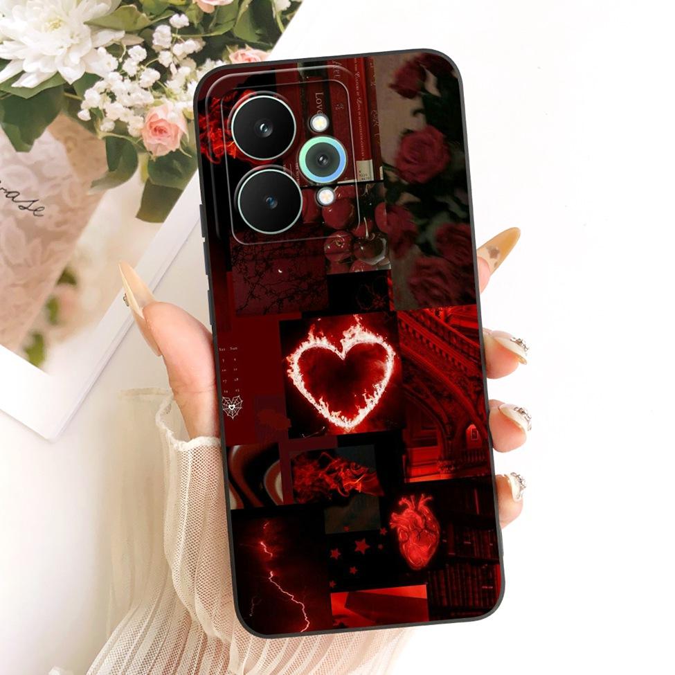 Cover For Realme 15 Pro Casing RMX5101 Silicone Luxury Fashion Flowers Kawaii Cute Painted Shockproof Phone Case