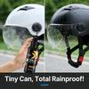 Motorrad Antibeschlag Helm Windschutzscheibenfolie - Regendicht, Antibeschlagbeschichtung mit Abperl-Technologie, Schnelle Wasserabweisung
