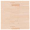 342916 vidaXL Square Table Top 60x60x1.5 Cm Solid Oak Wood Untreated