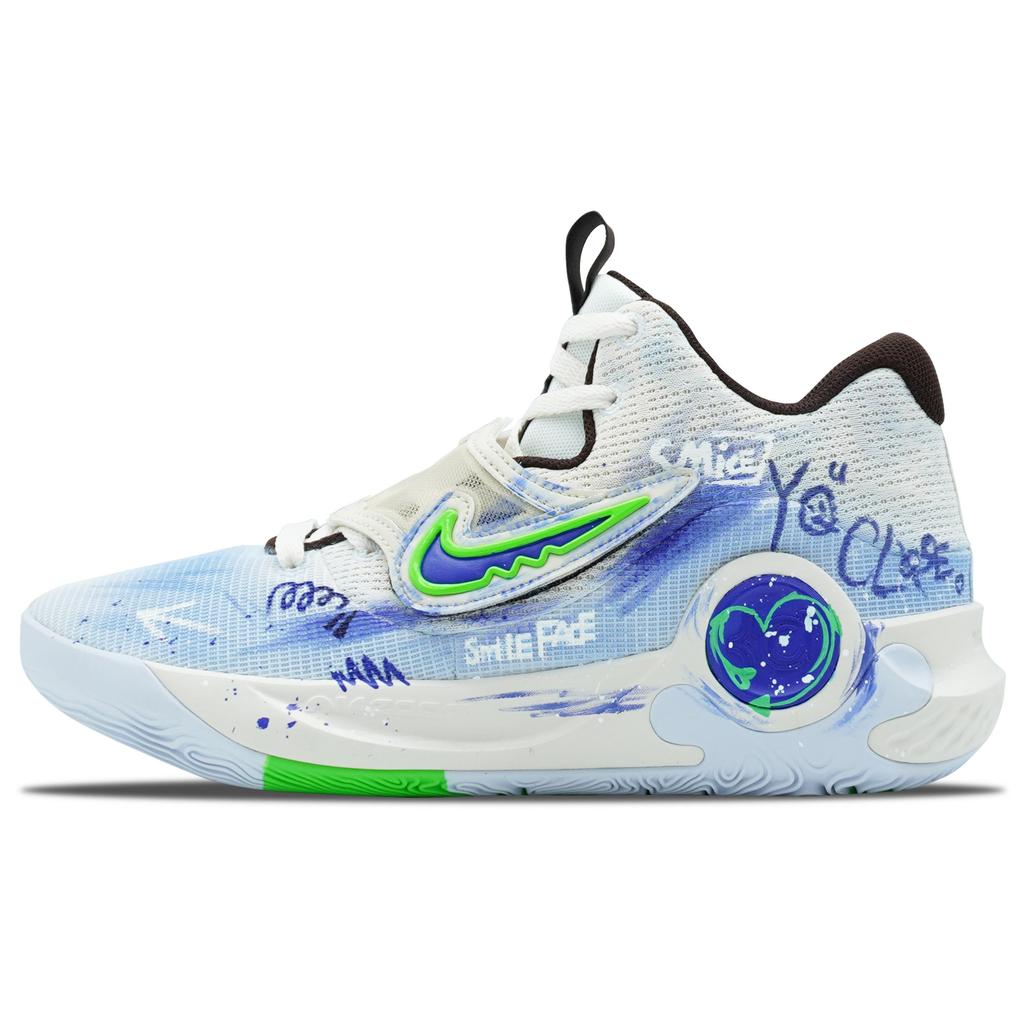 Nike KD Trey 5 X Low top Basketball Shoes Men's White Blue DJ7554-014(Team256-)