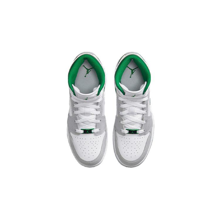 Jordan 1 Mid SE White Pine Green Smoke Grey GS DC7248-103